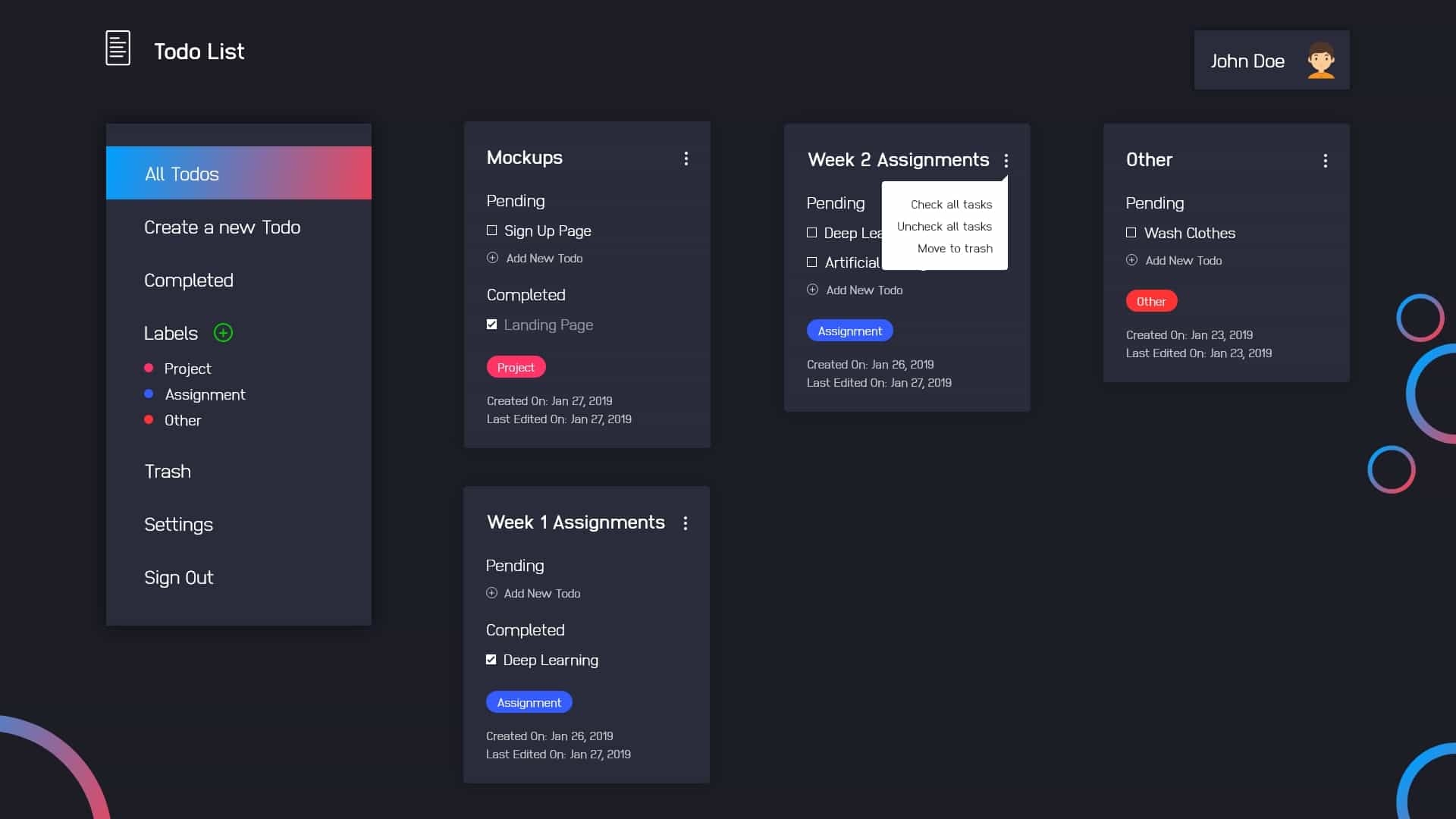 Todo List